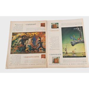 VTG Salvador Dali Julio De Diego Print Ads Berlioz Ravel Farnsworth 1940s